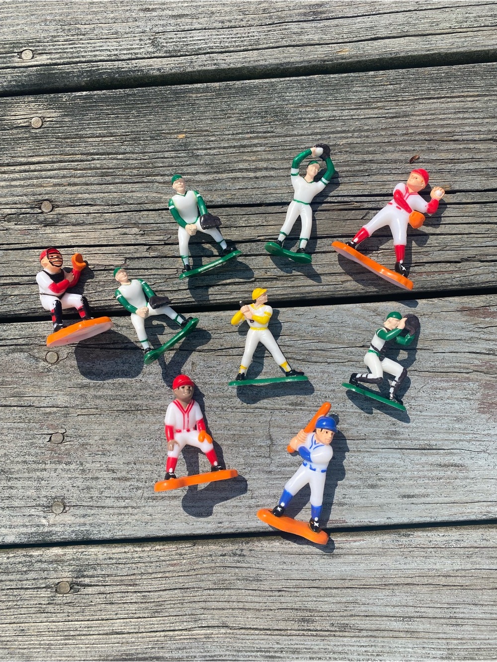 vintage 1984 Bakery Crafts baseball cake toppers